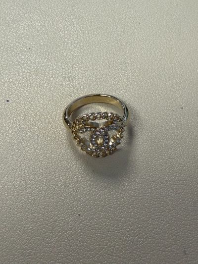 Bague chanel CC strass