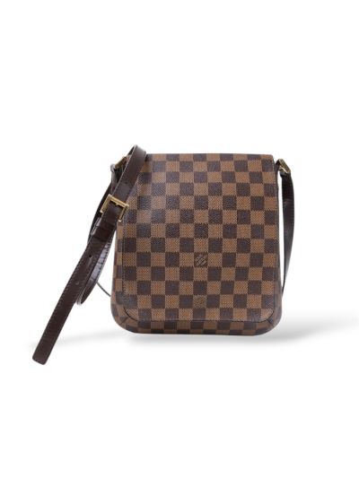 Sac à Bandoulière Louis Vuitton Musette Salsa En Toile Damier