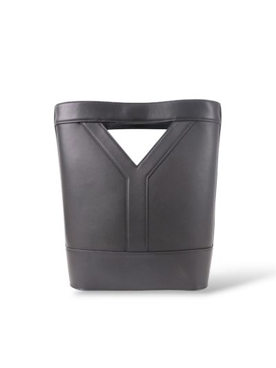 Saint Laurent Y Bucket Black Leather Shoulder Bag 