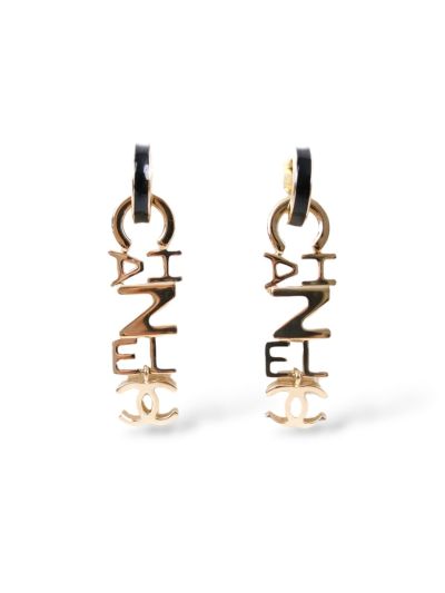 Boucles Pendantes Chanel Champagne