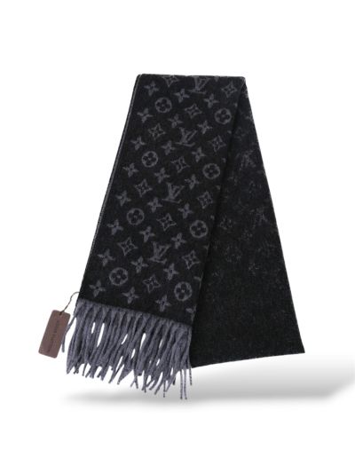Écharpe Louis Vuitton Monogram Noire 