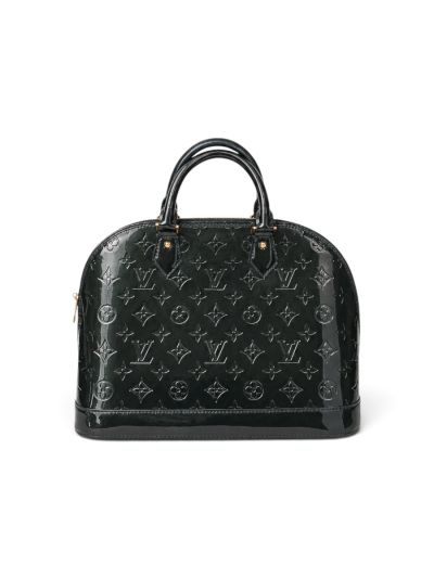 Sac à Main Alma Louis Vuitton en Cuir Verni Vert 