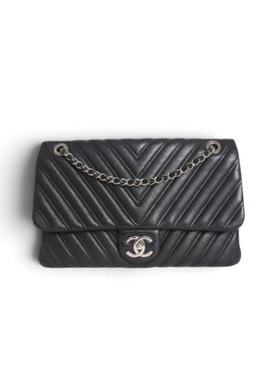 Sac à Bandoulière Chanel Jumbo Cuir Noir Matelassé 