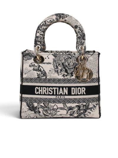 Lady Dior D-lite Canvas Handbag