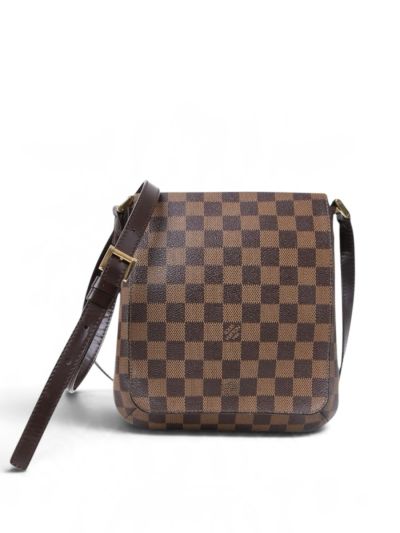 Louis Vuitton Musette Salsa Bag in Damier Ebony Leather