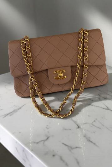 Sac Chanel Vintage Timeless 11.13 Agneau Caramel 