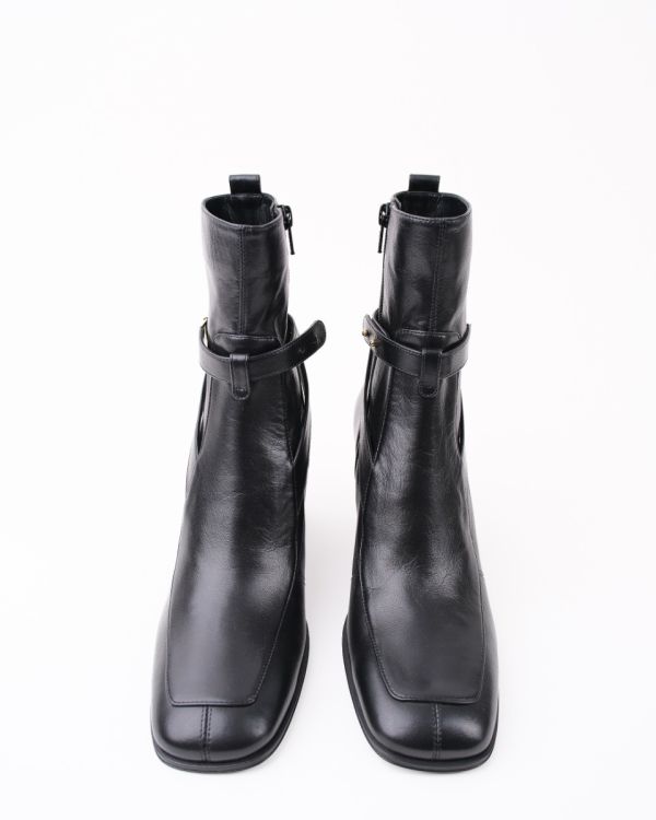 Bottines Saint Laurent En Cuir Noir Taille 37.5