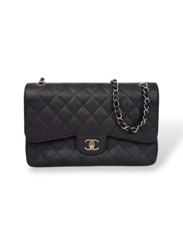 Grand Sac Chanel Timeless Jumbo Cuir Caviar Noir
