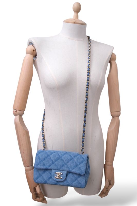 Sac Chanel Timeless Rectangle Denim Claire