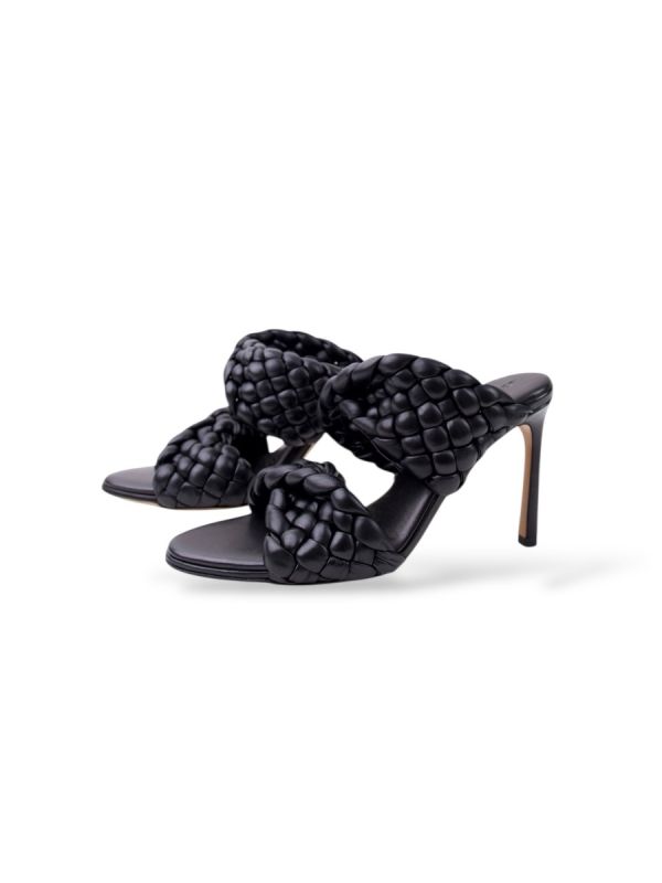 Talons Escarpins Bottega Veneta En Cuir Noir Taille 37