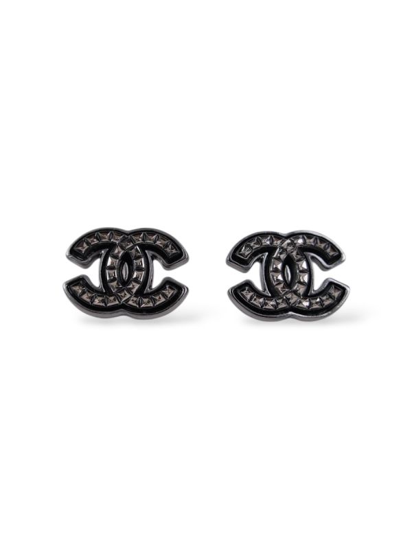 Boucles D'oreilles Chanel Noires
