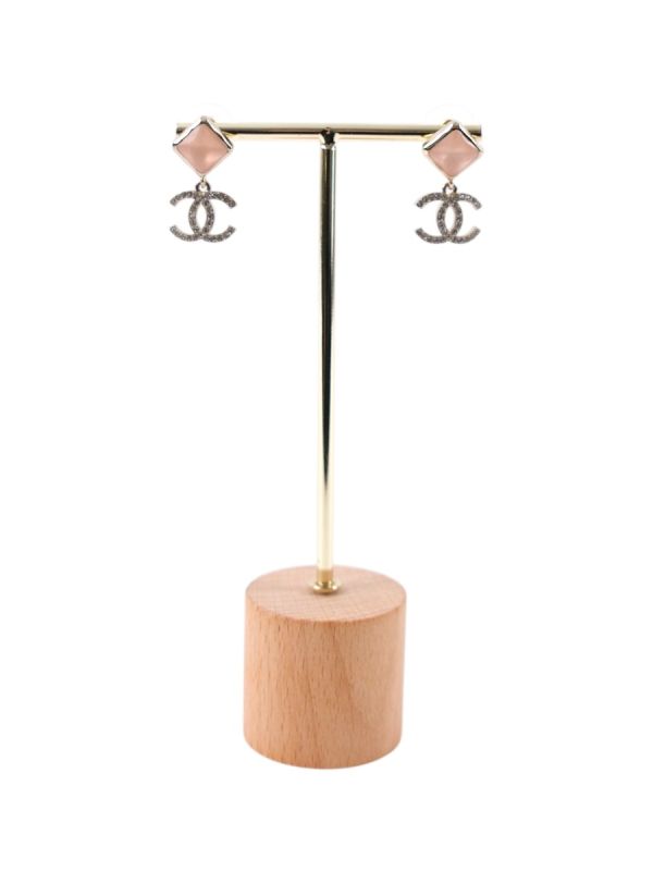 Boucles D'Oreilles Chanel Rose 