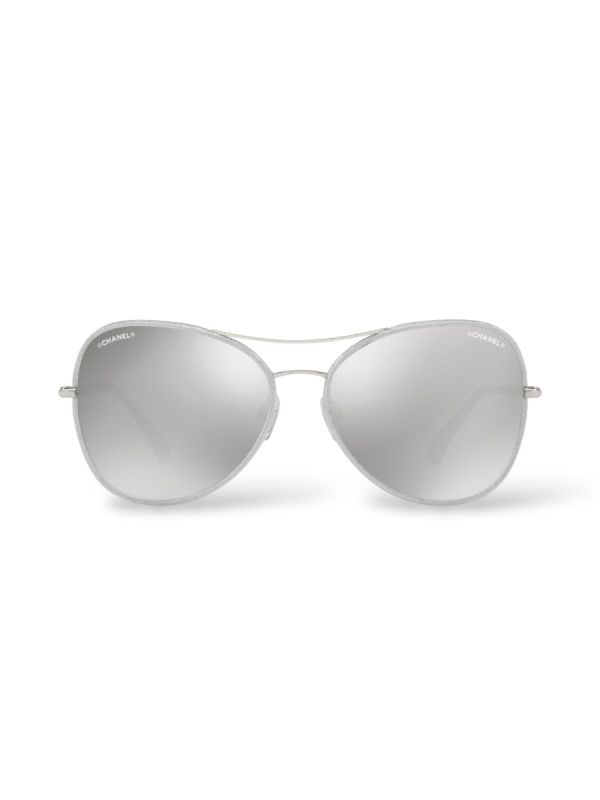 Lunettes De Soleil Chanel Silver 
