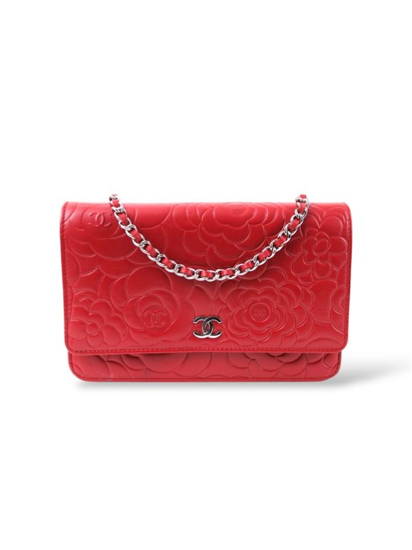 Sac Chanel Wallet On Chain Rouge 