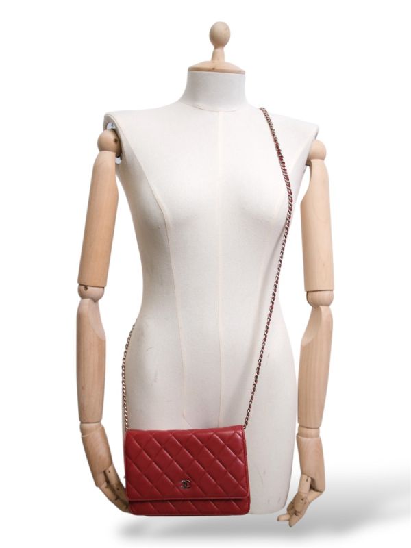 Sac Chanel Wallet On Chain En Cuir D’agneau 