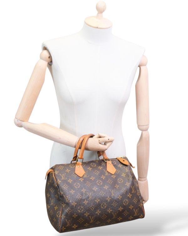Sac À Main Speedy 30 Louis Vuitton Toile Monogram