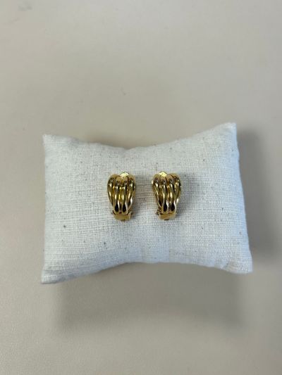 Boucles Celine Vintage Plaqué Or à Clip