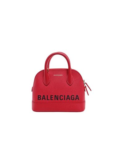 Sac Bandoulière Balenciaga Ville top Handle Rouge XS