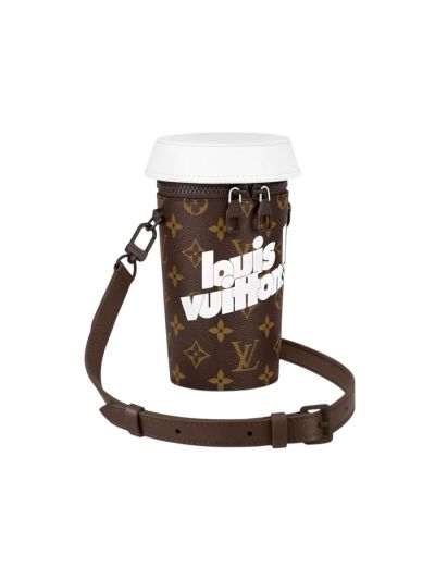 Sac Bandoulière Louis Vuitton Collector Coffee Cup Toile Monogram