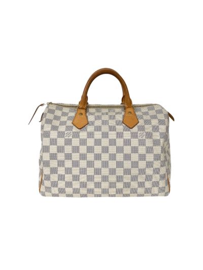 Sac Speedy 30 Louis Vuitton Toile Damier Azur