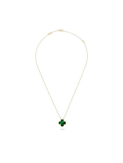 Collier Vintage Alhambra Van Cleef & Arpels Malachite