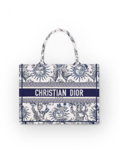 Sac Cabas Tote Book Dior Medium Toile de Jouy