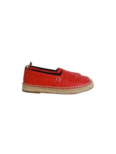 Espadrilles Loewe 37 Cuir Rouge