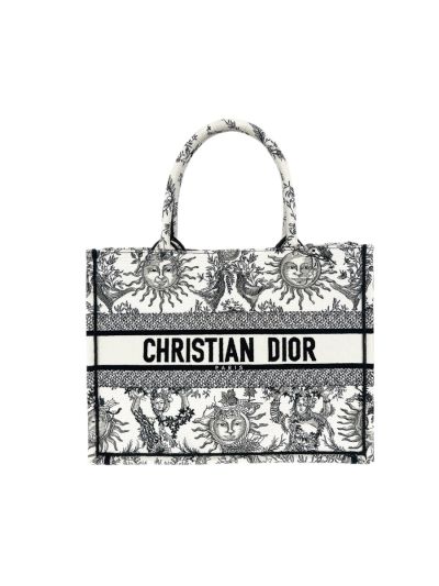 Sac Cabas Tote Book Dior Medium Toile de Jouy