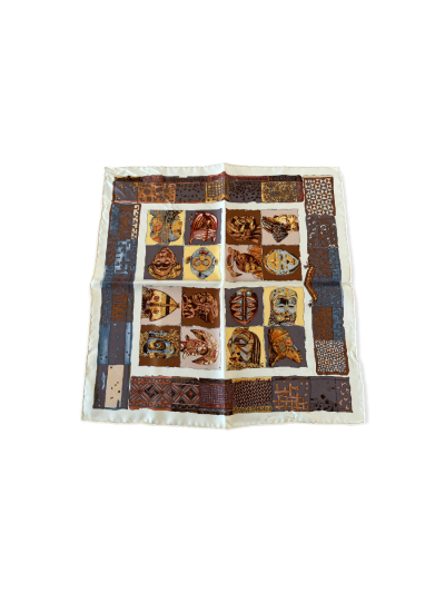 Hermès Silk Scarf Persona 45 By Loic Dubigeon