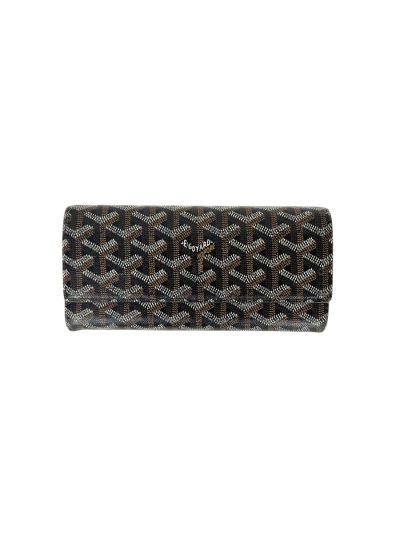 Portefeuille Long Goyard Noir Goyardine Varenne