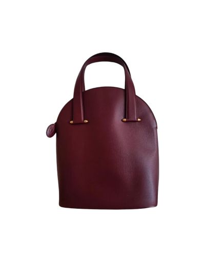 Sac À Main Cartier en Cuir Bordeaux