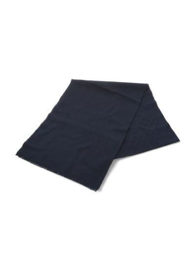 Gucci Châle en cachemire GG Bleu Nuit
