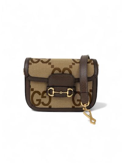 Sac Mini Horsebit 1955 Gucci Toile GG