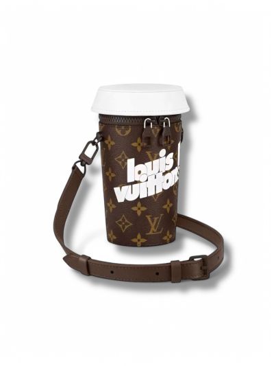 Sac Bandoulière Louis Vuitton Collector Coffee Cup Toile Monogram