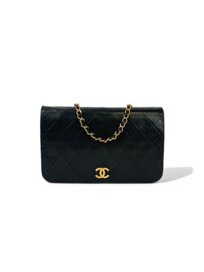 Sac à Main Chanel Vintage En Cuir Noir