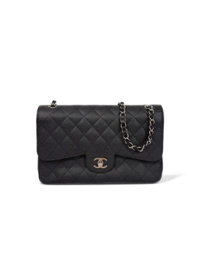 Grand Sac Chanel Timeless Jumbo Cuir Caviar Noir 