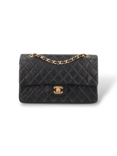 Sac Timeless Medium Vintage Cuir Agneau Noir