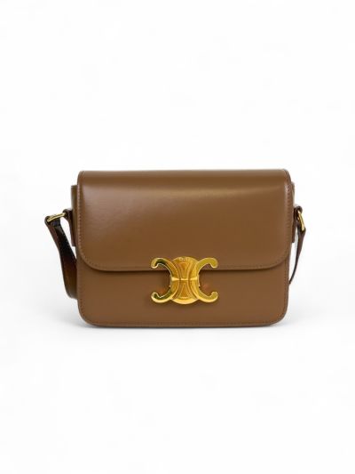 Sac Triomphe Teen Marron Celine Veau Satinée 