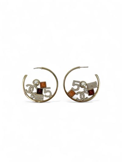 Boucles Créoles Chanel CC Numéro 5