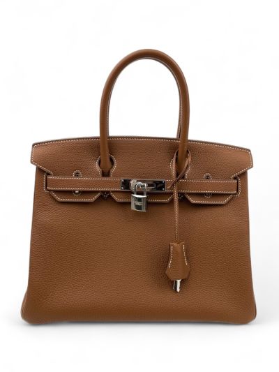 Sac Hermès Birkin 30 Gold Veau Togo 