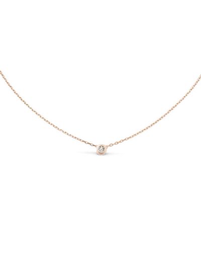 Collier Cartier D’Amour Or Rose En Diamant 