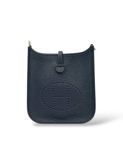 Sac Bandoulière Hermès Mini Evelyne 16 Cuir Amazone Taurillon Clemence