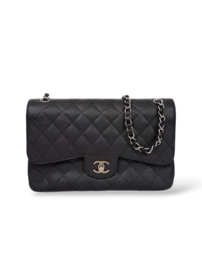 Grand Sac Chanel Timeless Jumbo Cuir Caviar Noir 