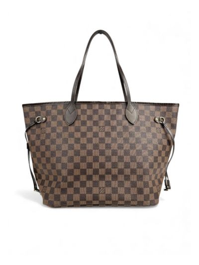 Sac Louis Vuitton Cabas Neverfull MM Toile Damier Ébène
