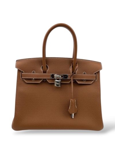 Sac Hermès Birkin 30 Gold En Cuir Togo 
