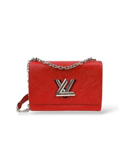 Sac Twist MM Louis Vuitton Cuir Épi Rouge