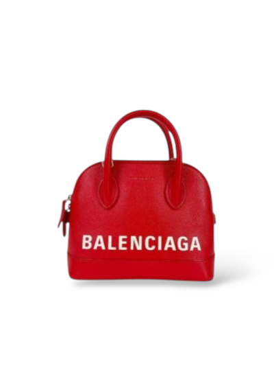 Sac Bandoulière Balenciaga Ville top Handle Rouge XS