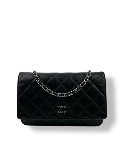 Sac à Main Chanel Wallet on Chain En Cuir Noir 