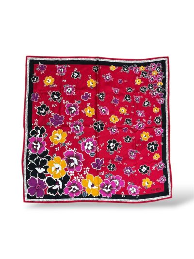 Foulard Carré En Soie Kenzo Multicolor 