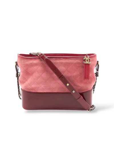 Sac à Bandoulière Chanel Gabrielle En Cuir Rouge 